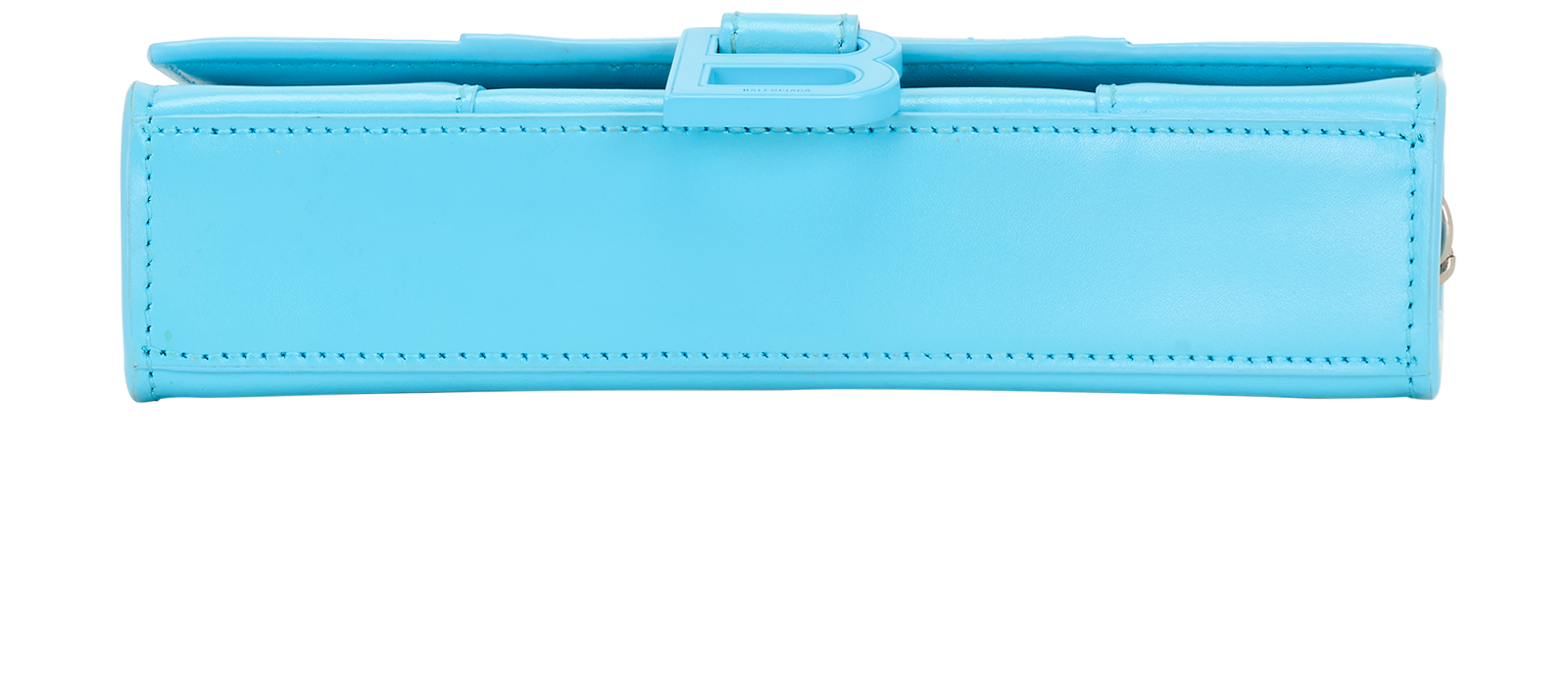 Hourglass Wallet On Chain, &pound;630, Handbags, Blue, Leather, Top view